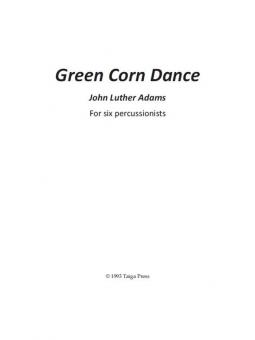 Green Corn Dance 