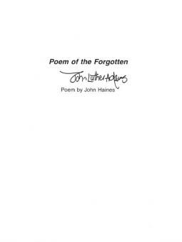 Poem of The Forgotten 