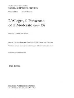 L'Allegro, il Penseroso ed il Moderato 