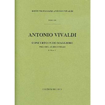 Concerto C Major 2 Oboes Strings Continuo Rv534 Score Fvii#3 T139 