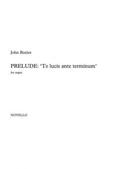 Prelude - Te Lucis Ante Terminum 