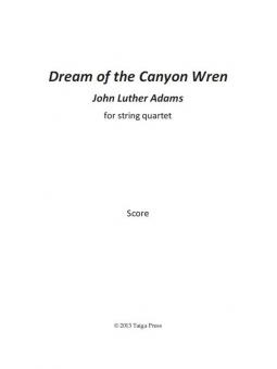 Dream of the Canyon Wren 