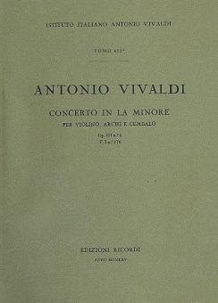 Concerto A Minor Op.3 No.6 RV356 