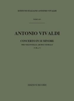 Concerto B Minor RV424 Score FIII#9 T219 