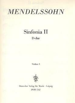 Sinfonia Nr. 2 D-Dur 
