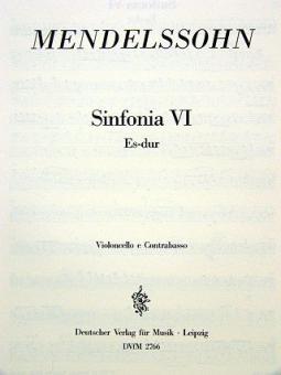 Sinfonia 6 Es-dur 