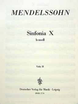 Sinfonia 10 h-moll 