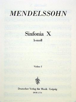 Sinfonia 10 h-moll 