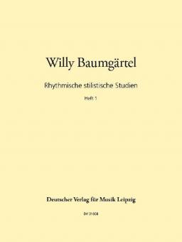 Rhythmisch-stilistische Studien Heft 1 