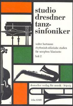 Rhythmisch-stilistische Studien für Saxophone/Klarinetten Heft 2 