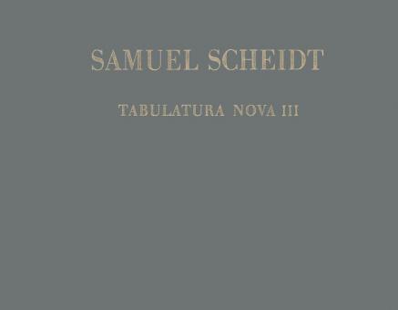 Samuel Scheidts Werke 