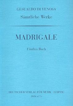 Sämtliche Werke: Madrigale Buch 5 
