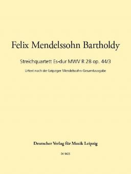 Streichquartett Es-dur op. 44/3 