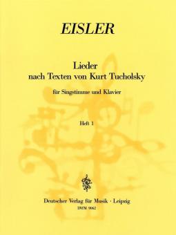 Lieder nach Texten von Kurt Tucholsky 1 