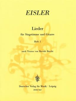 Ausgewählte Lieder 1 nach Texten von Brecht 