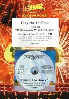 Play the 1st Oboe: Famous Overtures 5 Standard