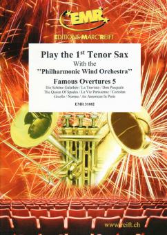 Play the 1st Tenor Sax: Famous Overtures 5 Standard