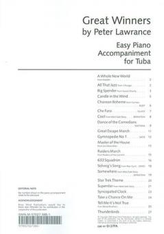 Great Winners - Piano Accompaniment for Tuba/Eb Bass 
