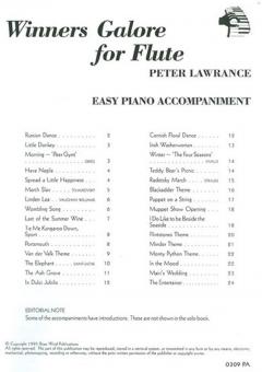 Winners Galore - Piano Accompaniment for Flute 