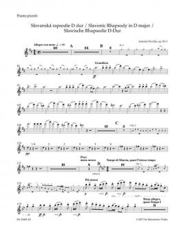 Slawische Rhapsodie D-Dur op. 45/1 