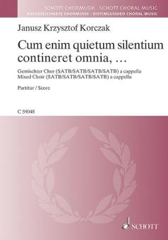 Cum enim quietum silentium contineret omnia, ... Standard