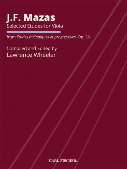 Selected Etudes for Viola op. 36 
