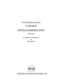 Sebastian: Hvem Kommer Ind? - Fra 'Cyrano' 