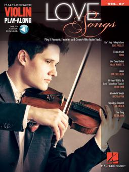 Violin Play-Along Vol. 67: Love Songs 