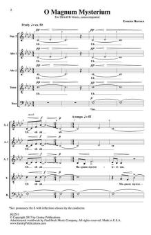 O Magnum Mysterium 