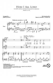 Here I Am, Lord (Choirtrax CD) 