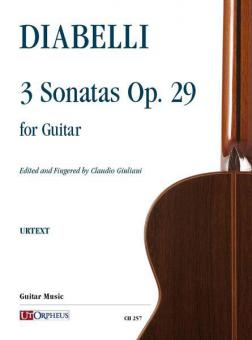 3 Sonatas op.29 