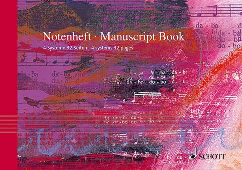 Notenheft Din A5 quer 