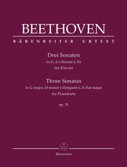 3 Sonaten in G, d ('Sturm'), Es op. 31 