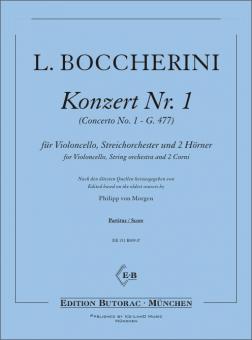Konzert Nr. 1 G-Dur (G. 477) 