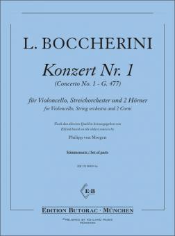 Konzert Nr. 1 G-Dur (G. 477) 
