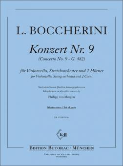 Konzert Nr. 9 B-Dur (G. 482) 
