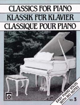 Klassik für Klavier Heft 3 