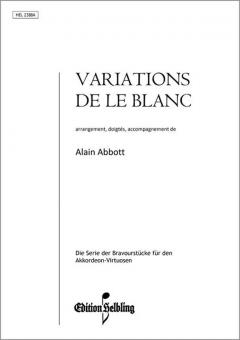 Variations de le blanc 