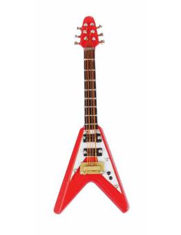 Magnet Electric Guitar (V) red 10 cm 