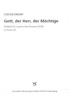 Gott, der Herr, der Mächtige 