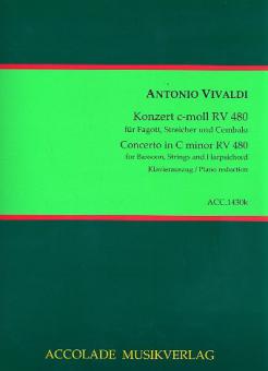 Konzert c-Moll RV480 für Fagott, Streicher und - Cembalo 