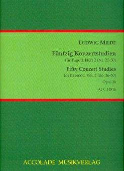 50 Konzertstudien op. 26 - Heft 2 (Nr. 26-50) 