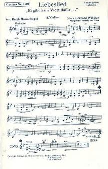 Liebeslied und Lied der Lerche 