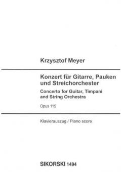 Konzert für Gitarre, Pauken und Streichorchester op. 115 