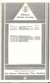 Clarina Klarinetten Solo WWV1040 