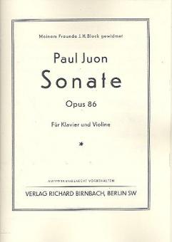 Sonate op. 86 