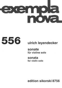 Sonate für Violine solo 