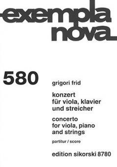 Konzert für Viola, Klavier und Streicher op. 73 