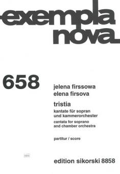 Tristia für Sopran und Kammerorchester op. 22 