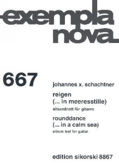 Reigen (... in Meeresstille) für Gitarre 